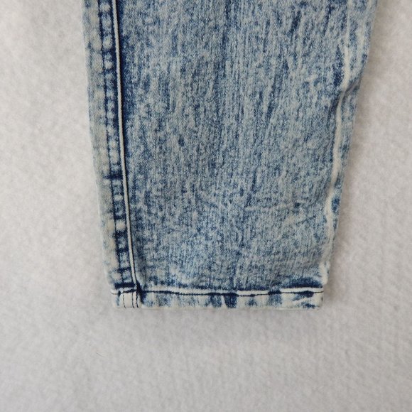 Love Culture Acid Wash Elastic High Waist Straight - Picture 4 of 8